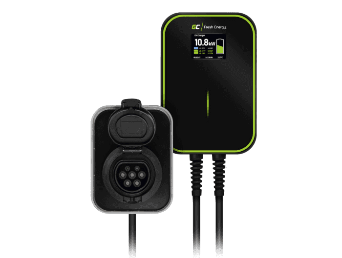 Wallbox GC EV PowerBox 22kW RFID s konektorom typu 2, so zásuvkou